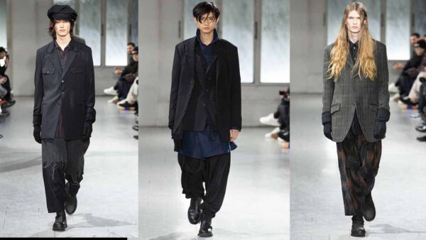 Yohji Yamamoto pour HOMME AW23-24 Collection - Photo courtesy of Yohji Yamamoto