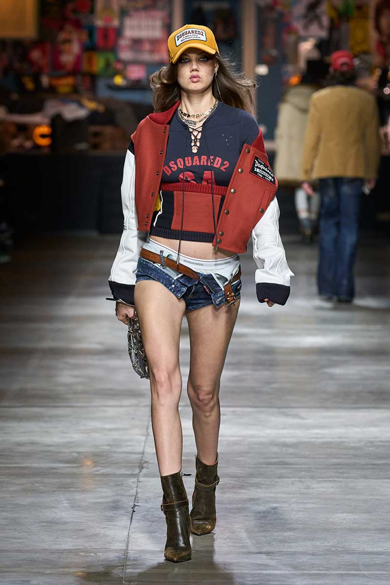 DSQUARED2 Fall Winter 2023 2024 Co-ed Collection - Photo courtesy of Dsquared2