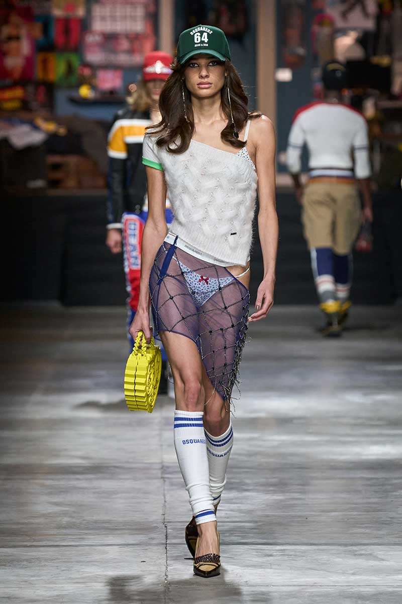 DSQUARED2 Fall Winter 2023 2024 Co-ed Collection - Photo courtesy of Dsquared2