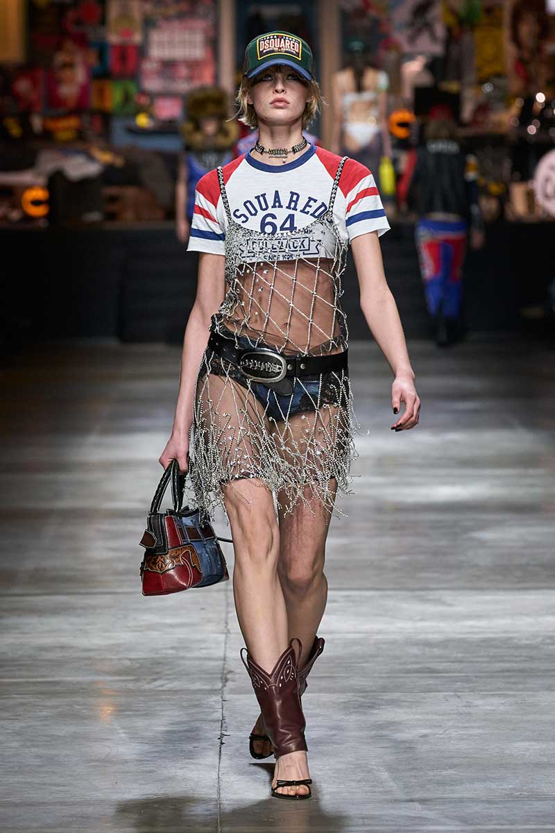 DSQUARED2 Fall Winter 2023 2024 Co-ed Collection - Photo courtesy of Dsquared2