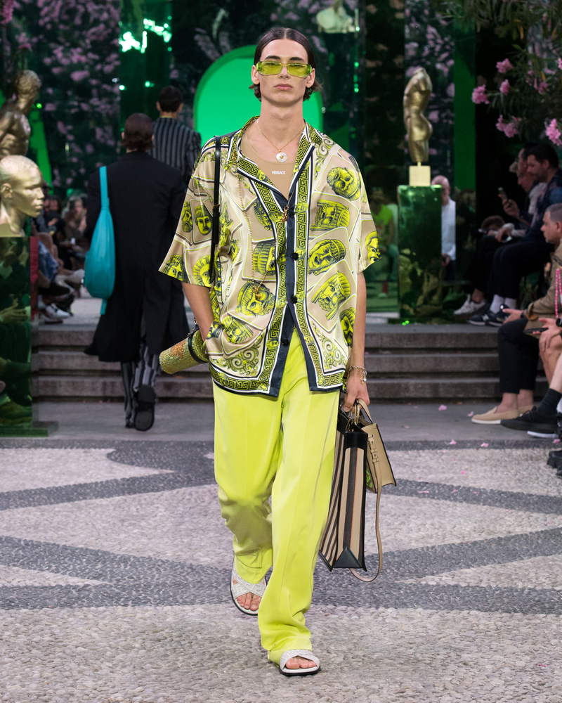Men's Summer 2023 Fashion Trends: Bold and Bright Colors are THE Trend! - Photo Courtesy of Versace