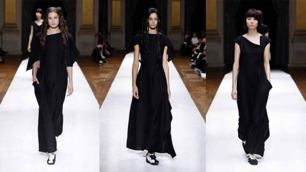 Yohji Yamamoto Women's Spring Summer 2024 Collection - Photo Courtesy of Yohji Yamamoto