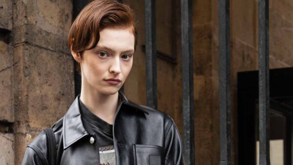 Boxy leather & baggy jeans: Aine O’Leary’s off-duty street style - Photo ADVERSUS