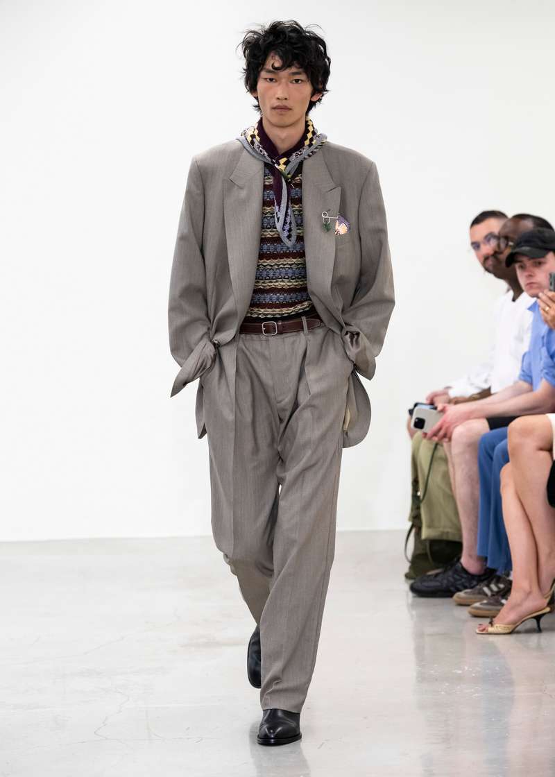 Paul Smith Spring/Summer 2027: Suits in unsuitable situations - Photo courtesy of Paul Smith