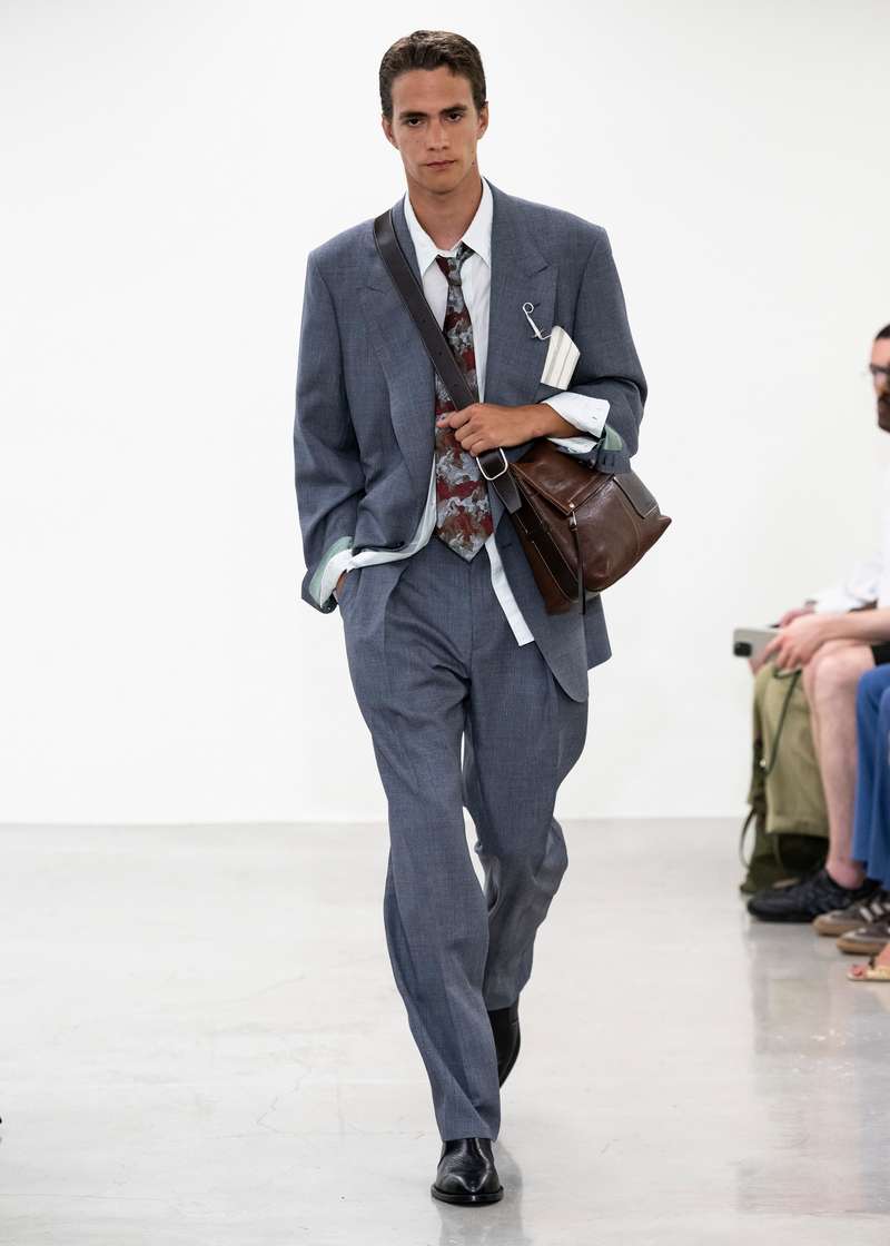 Paul Smith Spring/Summer 2027: Suits in unsuitable situations - Photo courtesy of Paul Smith