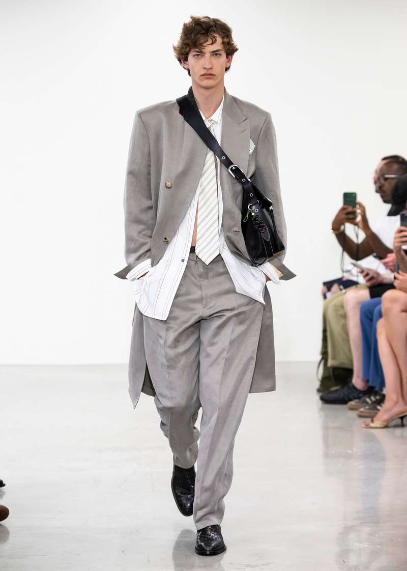 Paul Smith Spring/Summer 2027: Suits in unsuitable situations - Photo courtesy of Paul Smith