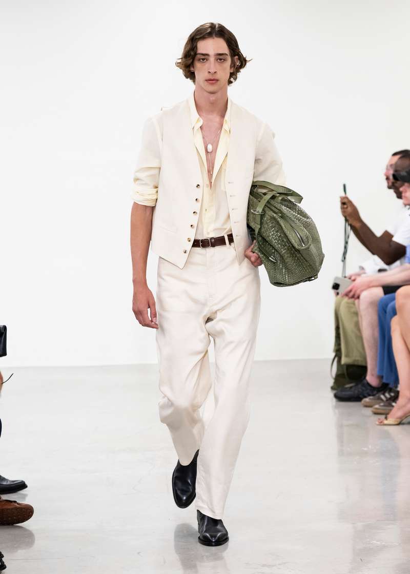 Paul Smith Spring/Summer 2027: Suits in unsuitable situations - Photo courtesy of Paul Smith