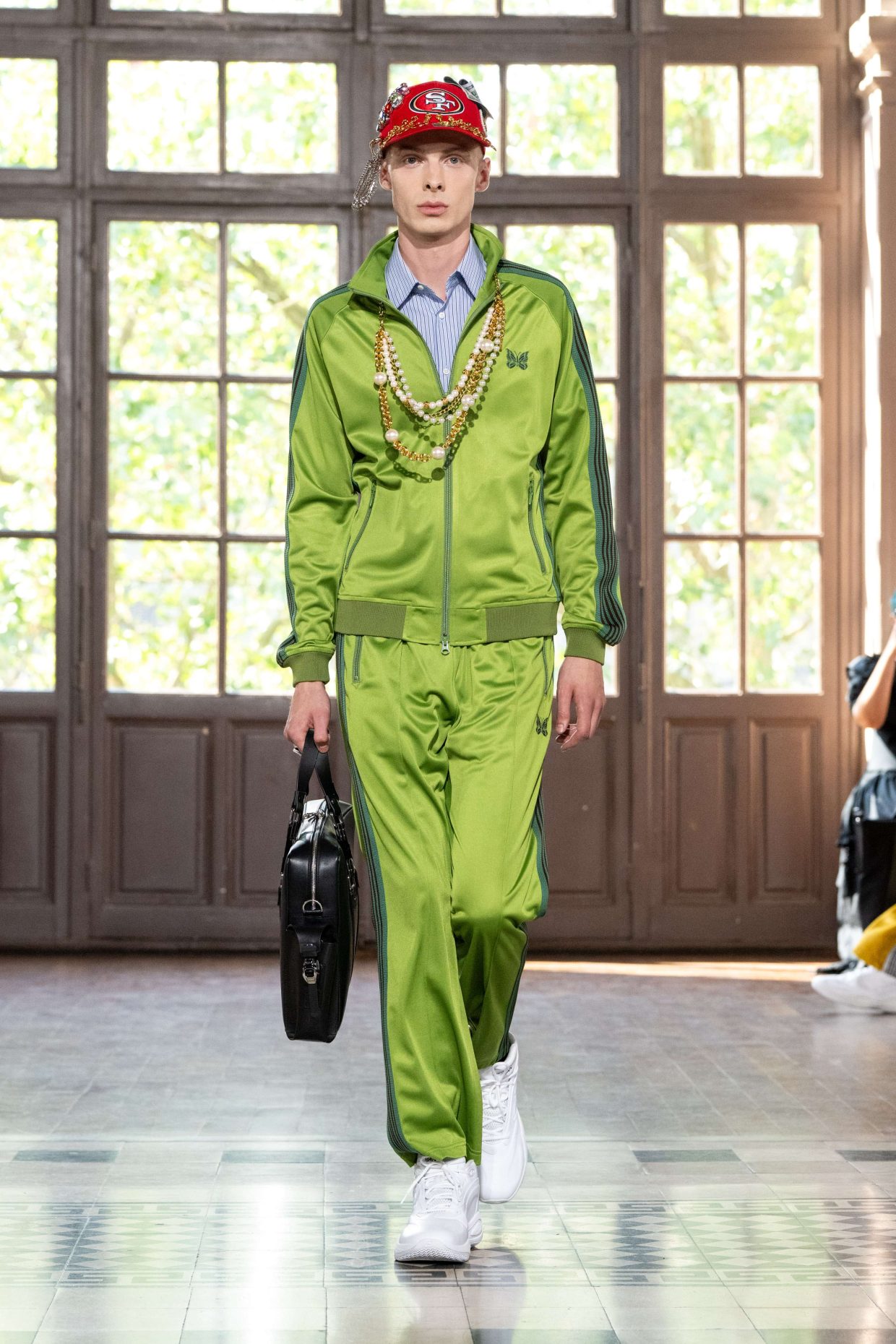 Junya Watanabe MAN Spring/Summer 2027: when bling meets tailoring - Photo courtesy of Junya Watanabe