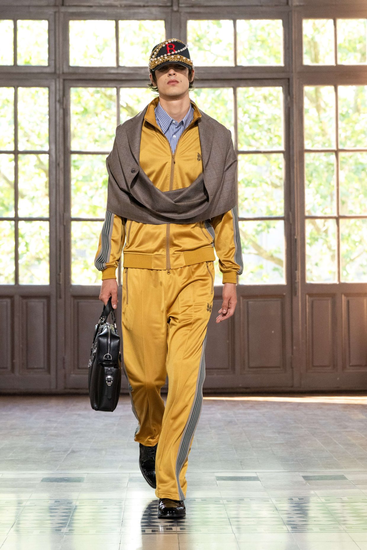 Junya Watanabe MAN Spring/Summer 2027: when bling meets tailoring - Photo courtesy of Junya Watanabe