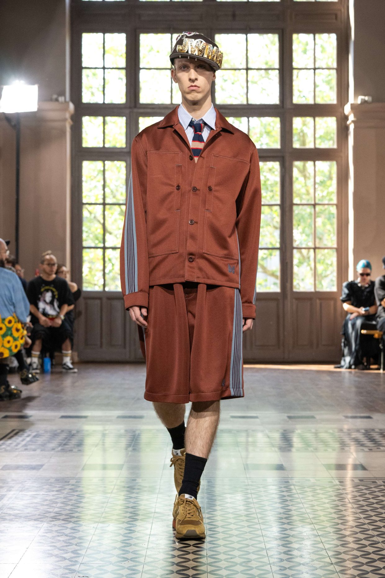 Junya Watanabe MAN Spring/Summer 2027: when bling meets tailoring - Photo courtesy of Junya Watanabe